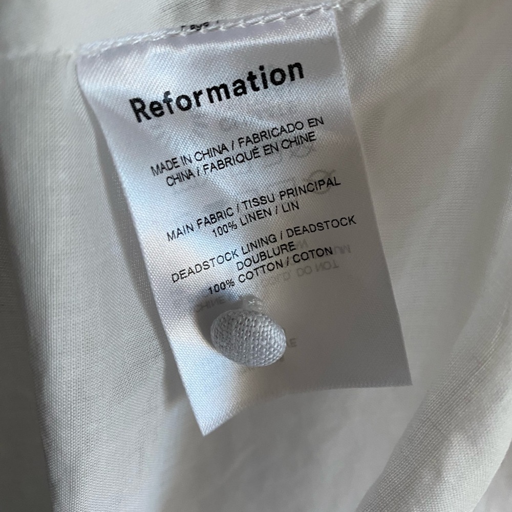 Reformation Bucatini Linen Midi Dress - Picture 5 of 15